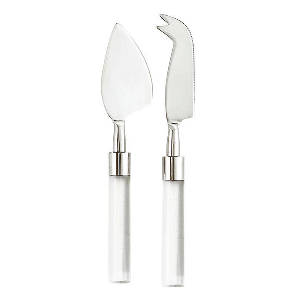 Lucite Cheese Knives - Set of 2